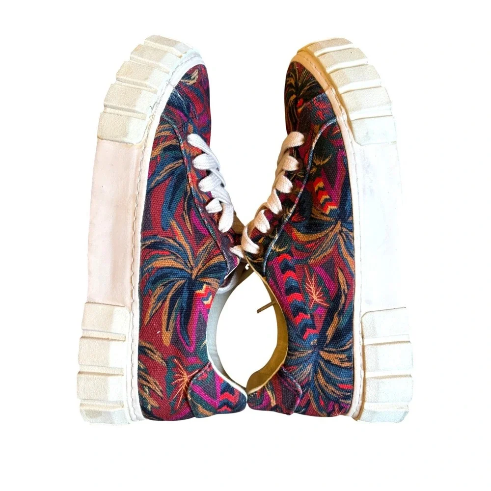Farm Rio Sneakers Size‎ EUR 39/EUA 8 Sunset Forest Platform Multi Color Tropical